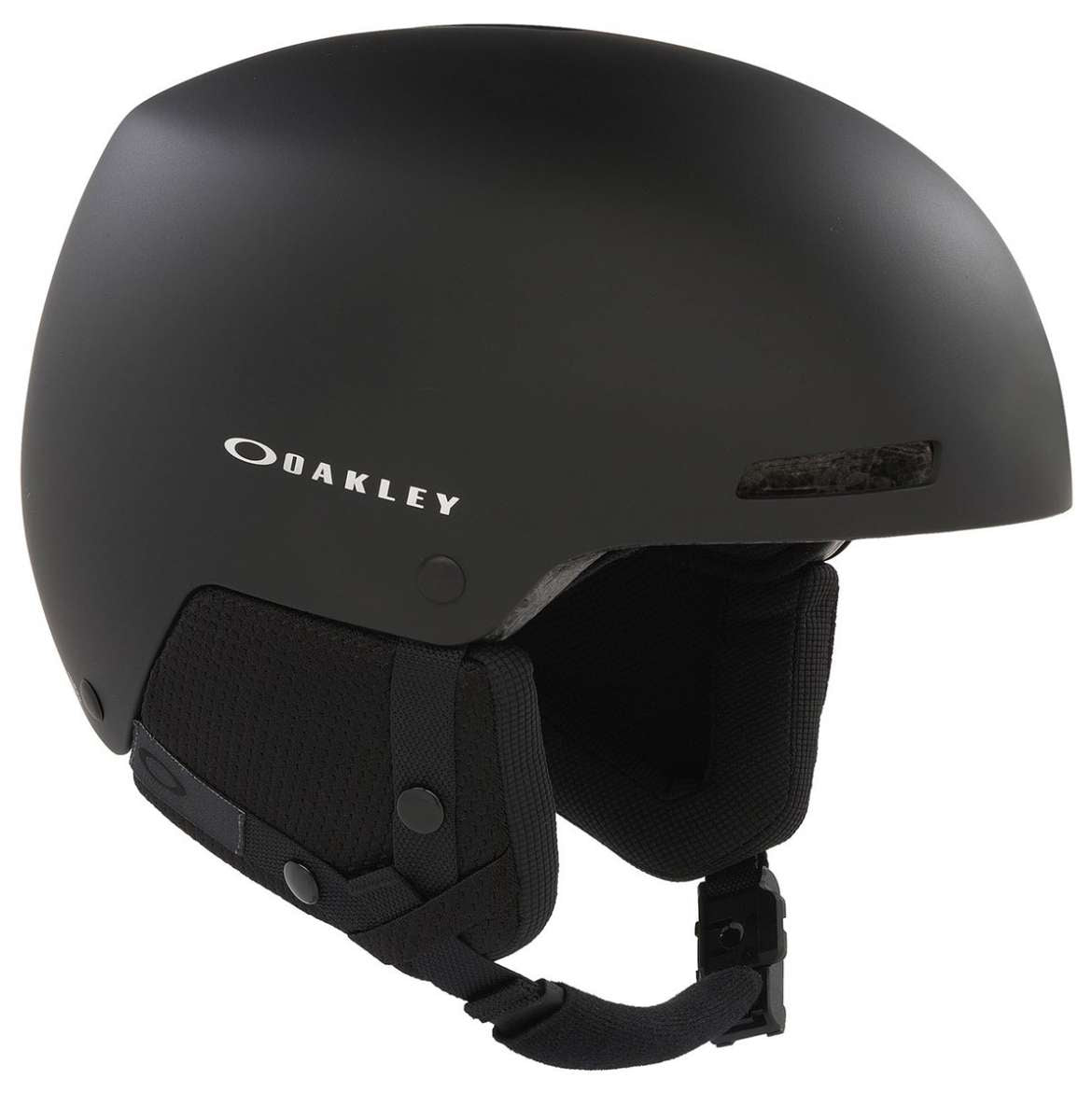 Oakley MOD1 Pro Helmet 2024 - Matte black helmet with white Oakley logo on the side and a sleek, aerodynamic design.