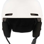 Oakley MOD1 Pro Helmet 2024 - White helmet with black straps and a clear visor.