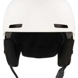 Oakley MOD1 Pro Helmet 2024 - White helmet with black straps and a clear visor.