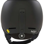 Oakley MOD1 Pro Helmet 2024 - Matte black helmet with a sleek, aerodynamic design and adjustable vents on top.