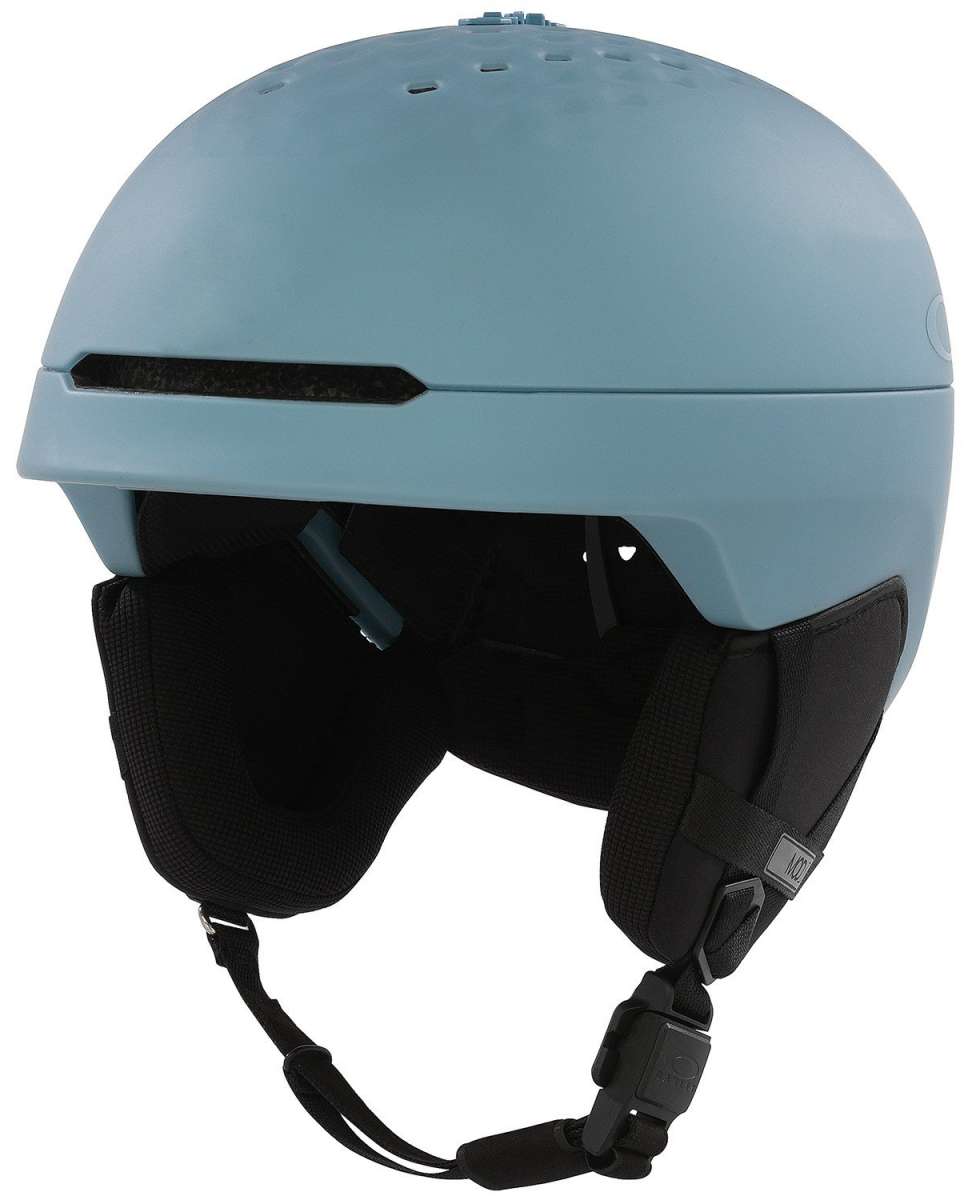 Oakley MOD3 Helmet 2024 - Matte black helmet with a sleek, aerodynamic design and ventilation system visible on top.