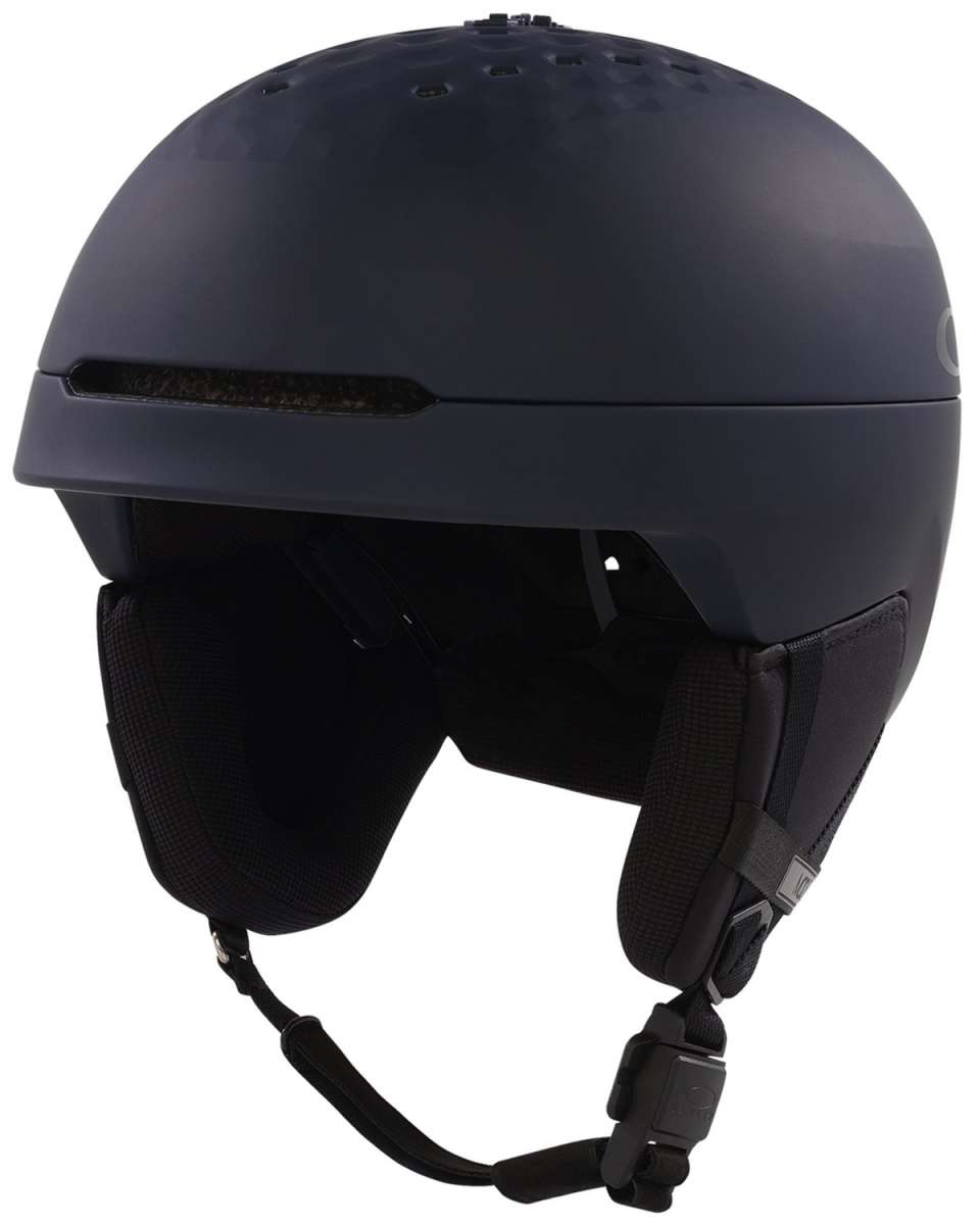 Oakley MOD3 Helmet 2024 - Matte black helmet with a sleek, aerodynamic design and ventilation system visible on top.