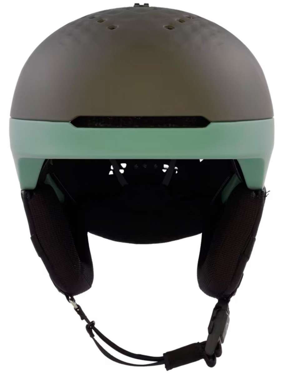 Oakley MOD3 Helmet 2024 - Black helmet with a matte finish, featuring ventilation holes on top and an adjustable strap at the back.