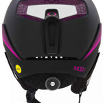 Oakley Mod 5 Helmet - Matte black helmet with pink accents and a white Oakley logo on top.
