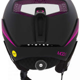 Oakley Mod 5 Helmet - Matte black helmet with pink accents and a white Oakley logo on top.