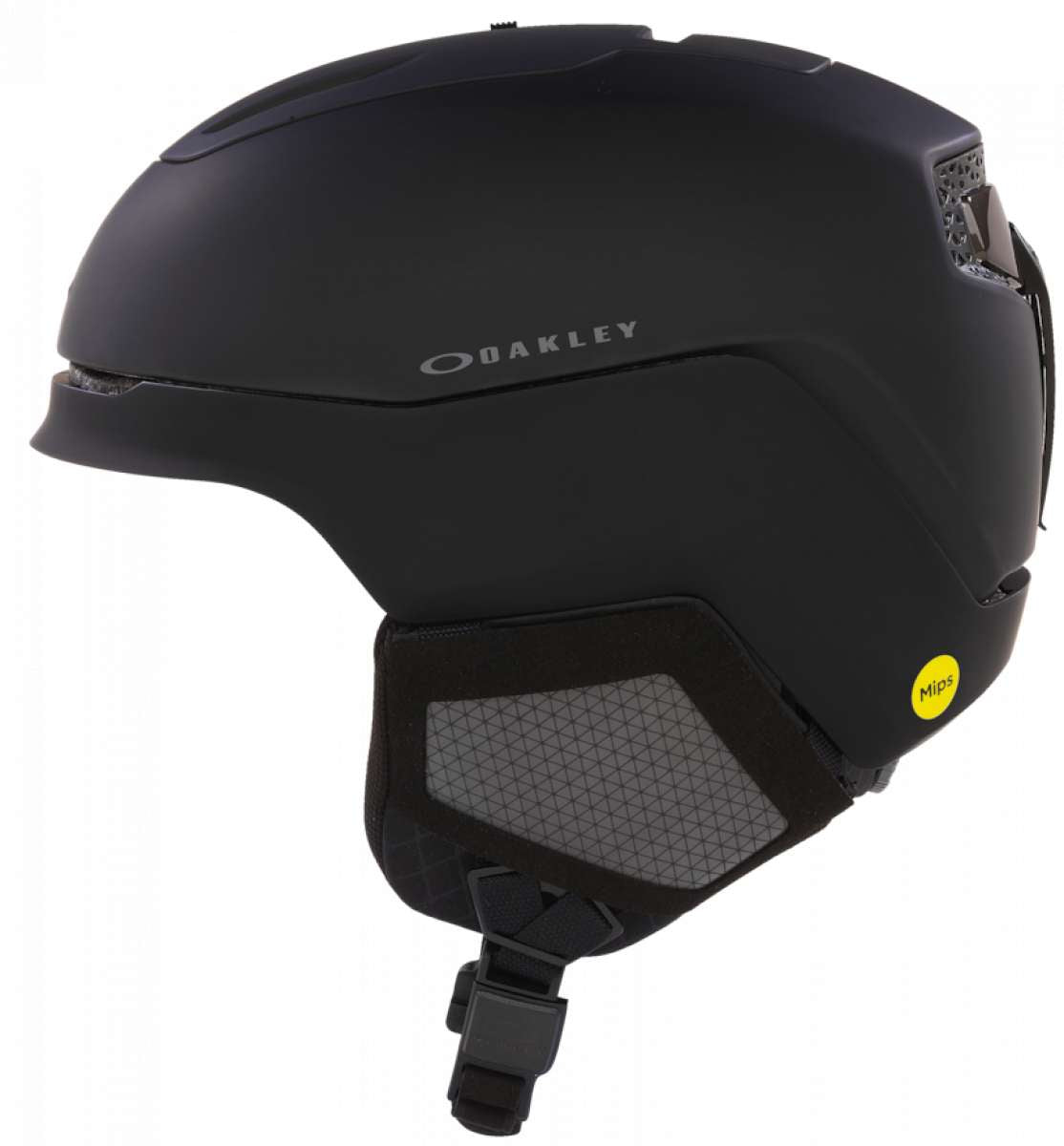 Oakley Mod 5 Helmet 2022-2023 - Matte black helmet with a sleek, aerodynamic design and ventilation system visible on top.