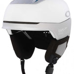Oakley Mod 5 Helmet 2022-2023 - White helmet with gray accents and a black chin strap.