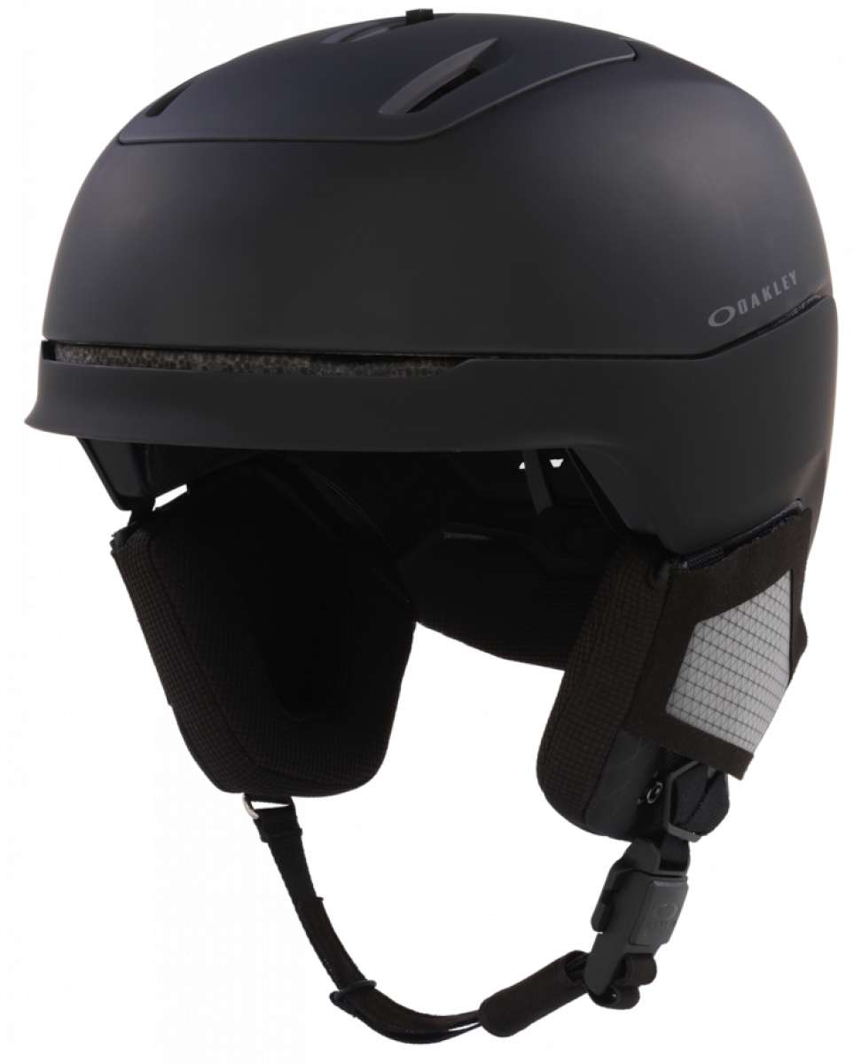 Oakley Mod 5 Helmet 2022-2023 - Matte black helmet with a sleek, aerodynamic design and ventilation system visible on top.