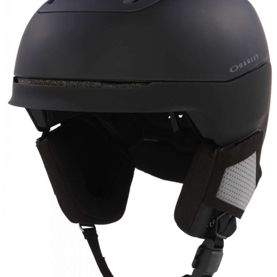 Oakley Mod 5 Helmet 2022-2023 - Matte black helmet with a sleek, aerodynamic design and ventilation system visible on top.