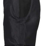 Obermeyer Girls Frosty Insulated Suspender Pants 2024 - Black snow pants with a subtle white pattern on the left leg, featuring adjustable suspenders and an insulated design.