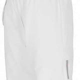 Obermeyer Girls Snoverall Insulated Bib Pants 2024 - White snow bib overall with pink interior and silver zipper on back strap.