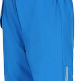 Obermeyer Girls Snoverall Insulated Bib Pants 2024 - Light blue bib pants with a white logo on the left leg and adjustable straps at the shoulders.