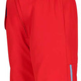 Obermeyer Girls Snoverall Insulated Bib Pants 2024 - A pair of bright pink snow pants with a quilted pattern on the inner thigh and adjustable straps at the shoulders.