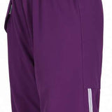 Obermeyer Girls Snoverall Insulated Bib Pants 2024 - Solid purple bib pants with adjustable straps and silver buckles.
