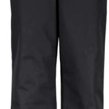 Obermeyer Junior's Keystone Eased Insulated Pants 2022-2023 - Black insulated ski pants with a zippered pocket on the right thigh and adjustable Velcro straps at the waist.