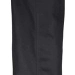 Obermeyer Junior's Keystone Eased Insulated Pants 2022-2023 - Black insulated ski pants with a slight sheen and subtle white stitching on the seams.