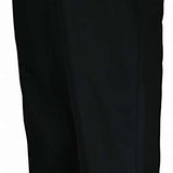 Obermeyer Junior's Keystone Insulated Pant 2022-2023 - Black insulated ski pants with a subtle pattern of thin white stripes on the lower leg.