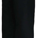 Obermeyer Junior's Timberline Insulated Pant 2024 - Black insulated ski pants with a zippered pocket on the right thigh and adjustable Velcro straps at the waist.