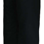 Obermeyer Junior's Timberline Insulated Pant 2024 - Black insulated ski pants with a zippered pocket on the right thigh.