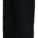 Obermeyer Junior's Timberline Insulated Pant 2024 - Black insulated ski pants with a zippered pocket on the right thigh.
