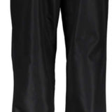 Obermeyer Keystone Shell Pants Short 2022-2023 - Black pants with a subtle white logo on the left leg, featuring a zippered pocket and adjustable cuffs.