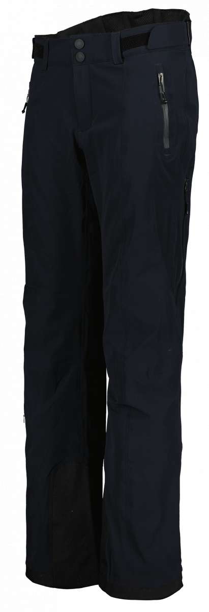 Obermeyer Women's Emily Insulated Pant 2022-2023 - Black insulated ski pants with zippered pockets and adjustable waistband.