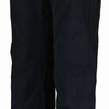 Obermeyer Women's Emily Insulated Pant Short 2023 - Black insulated ski pants with zippered pockets and adjustable waistband.