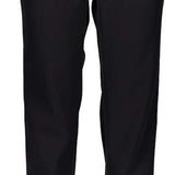 Obermeyer Women's Hillary Stretch Pant 2024 - Black pants with a subtle white pattern on the left thigh.