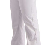 Obermeyer Women's Hillary Stretch Pants 2022-2023 - White snow pants with zippered pockets and a button fly.
