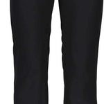 Obermeyer Women's Hillary Stretch Pants 2022-2023 - Black pants with a subtle white pattern on the side pockets.