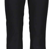 Obermeyer Women's Hillary Stretch Pants 2022-2023 - Black pants with a subtle white pattern on the side pockets.