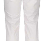 Obermeyer Women's Hillary Stretch Pants 2022-2023 - Pair of white pants with a subtle pattern on the upper thigh area.