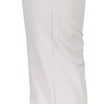 Obermeyer Women's Hillary Stretch Pants Short 2022-2023 - Pair of white pants with zippered back pocket and black zipper pull.