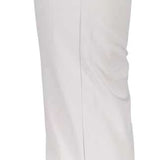 Obermeyer Women's Hillary Stretch Pants Short 2022-2023 - Pair of white pants with zippered back pocket and black zipper pull.