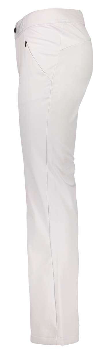 Obermeyer Women's Hillary Stretch Pants 2022-2023 - Pair of white pants with zippered back pocket and stretchy material.
