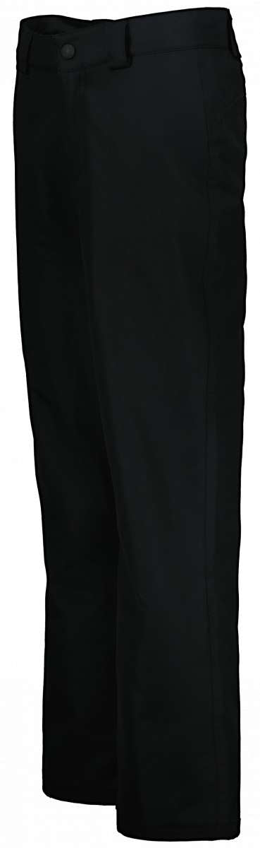 Obermeyer Women's Insulated Sugarbush Pant 2022-2023 - Black insulated ski pants with a subtle snowflake pattern on the left leg.