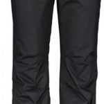 Obermeyer Women's Sugarbush Insulated Pants Short 2022-2023 - Black insulated pants with a zippered pocket on the back right side.