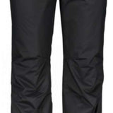 Obermeyer Women's Sugarbush Insulated Pants Tall 2022-2023 - Black insulated pants with a tall length, featuring a zippered pocket on the back and a button fly.