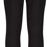 Obermeyer Women's UltraGear Bottom 2022-2023 - Black leggings with a wide waistband and subtle white stitching along the seams.