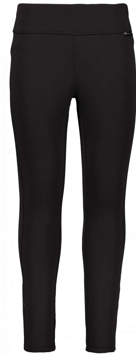 Obermeyer Women's UltraGear Bottom 2022-2023 - Black leggings with a small zipper on the right hip.