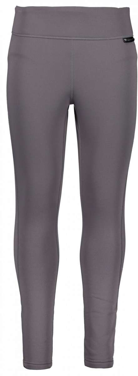 Obermeyer Women's UltraGear Bottom 2022-2023 - Pair of gray leggings with a black tag on the left hip.