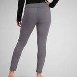 Obermeyer Women's Ultragear Bottom 2024 - Black leggings with a subtle white pattern on the lower leg.