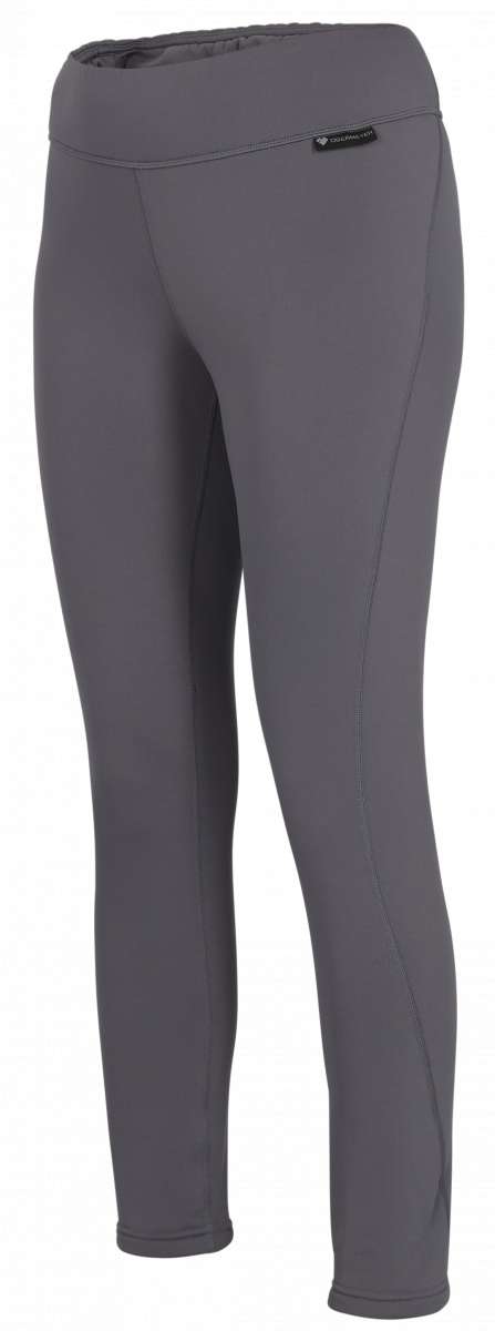 Obermeyer Women's Ultragear Bottom 2024 - A pair of gray leggings with a black tag on the back pocket.