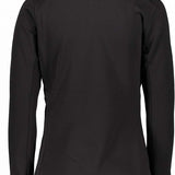 Obermeyer Women's UltraGear Quarter-Zip Top 2022-2023 - A black quarter-zip top with a high collar and zippered front.