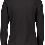 Obermeyer Women's Ultragear Quarter Zip Top 2024 - A black quarter-zip top with a high collar and zippered chest pocket.