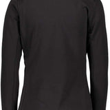 Obermeyer Women's Ultragear Quarter Zip Top 2024 - A black quarter-zip top with a high collar and zippered chest pocket.