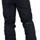 Obermeyer Nomad Cargo Pants Tall 2022-2023 - Black cargo pants with zippered pockets and belt loops.