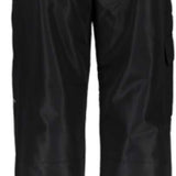 Obermeyer Nomad Cargo Pants 2022-2023 - Black cargo pants with zippered pockets on each thigh.