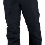 Obermeyer Nomad Cargo Pants 2022-2023 - Black cargo pants with two front pockets and a button fly closure.