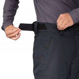 Obermeyer Orion Insulated Pant 2022-2023 - Black insulated ski pants with a black belt and zippered pockets.